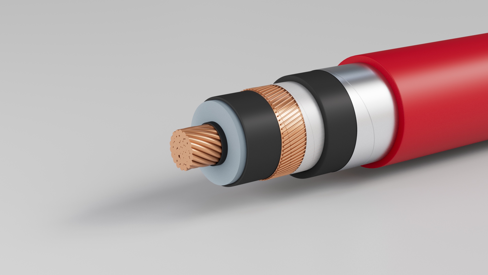 Single core Copper & Aluminum Tape Conductors 8.7 / 15 (17.5) KV